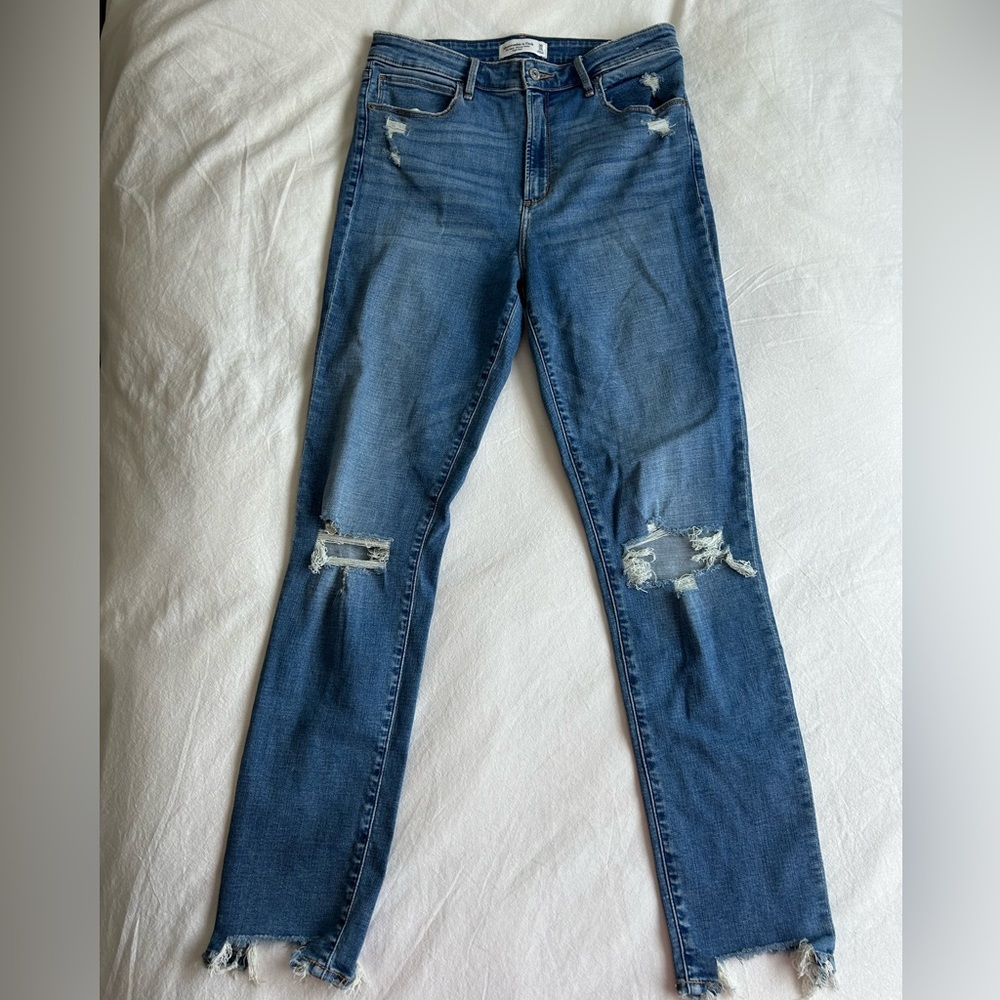 Abercrombie High Rise Super Skinny Jeans